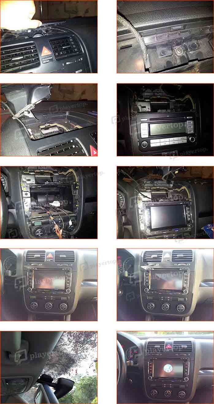 changer autoradio volkswagen golf 5 gt 2008